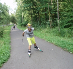 TJDL-Trénink-kolečkové lyže 2014