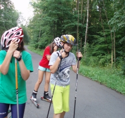 TJDL-Trénink-kolečkové lyže 2014