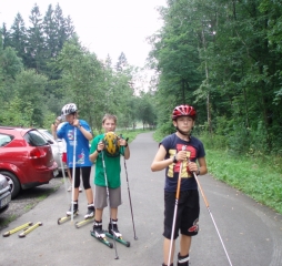 TJDL-Trénink-kolečkové lyže 2014